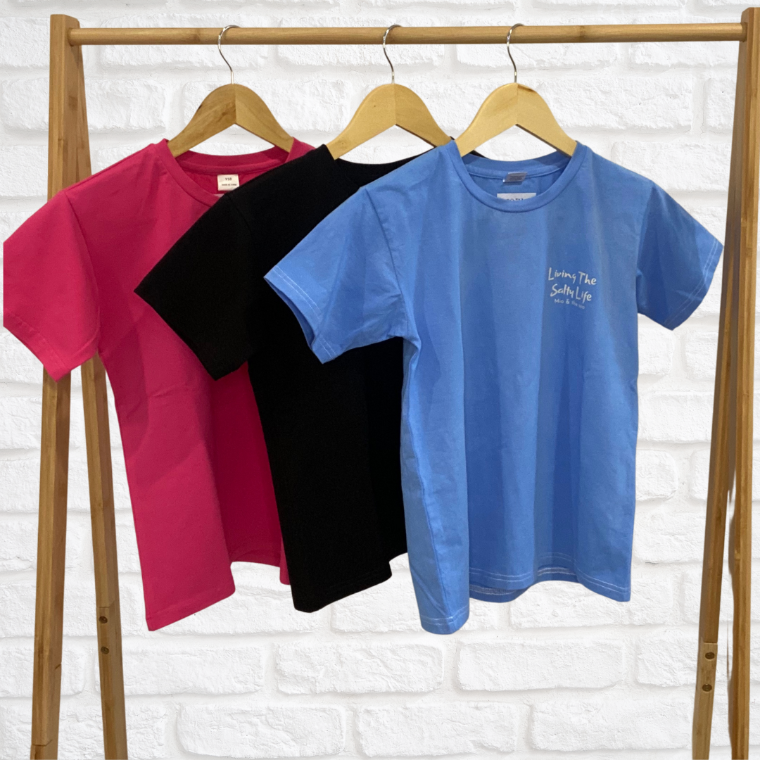 Kid's Unisex Living The Salty Life Tee - Mia and The Sea
