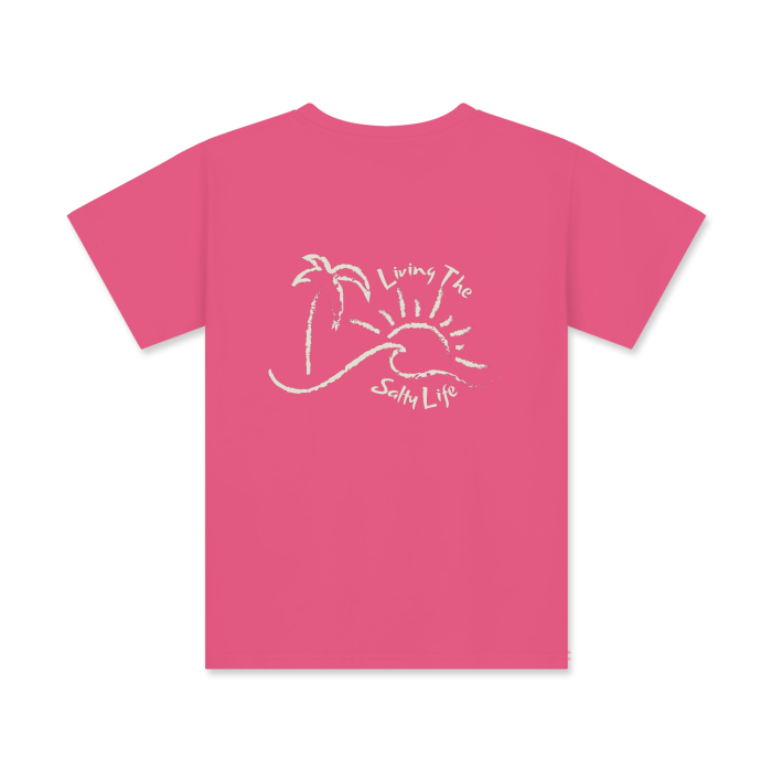 Kid's Unisex Living The Salty Life Tee - Mia and The Sea