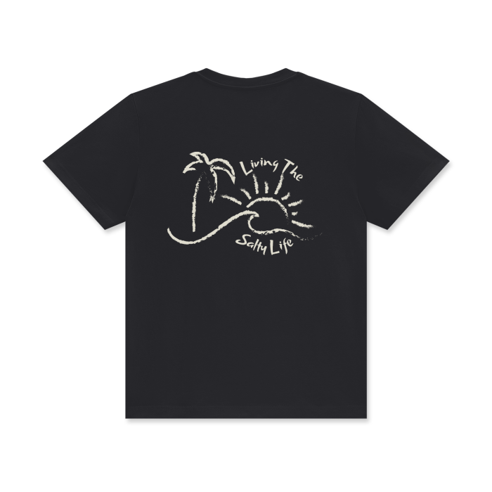 Unisex Living The Salty Life T-Shirt - Mia and The Sea