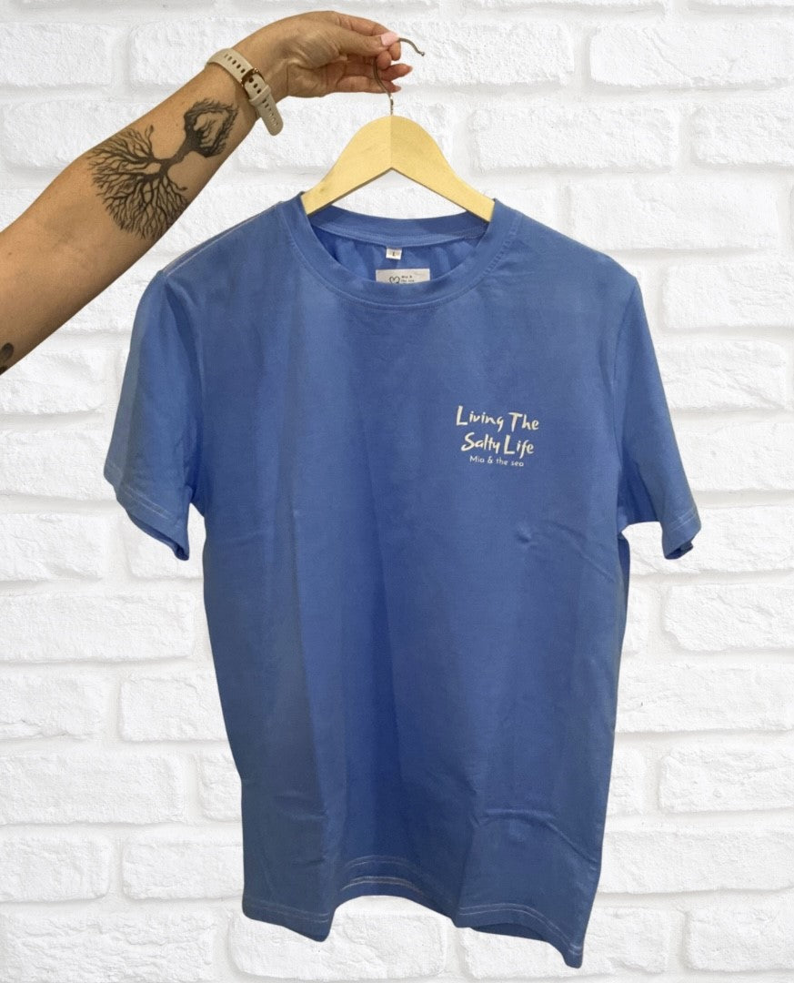 Unisex Living The Salty Life T-Shirt - Mia and The Sea