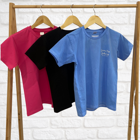 Kid's Unisex Living The Salty Life Tee - Mia and The Sea
