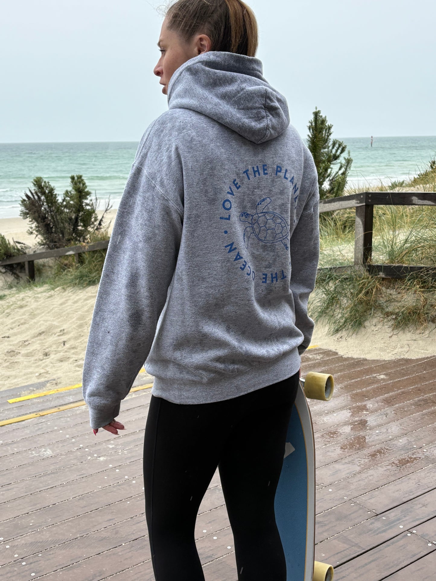 Love The Planet Save The Ocean Women's Hoodie