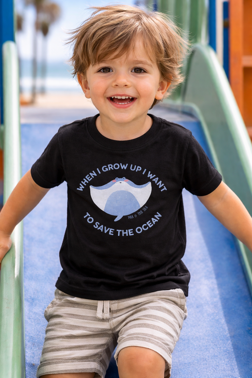 When I Grow Up I Want To Save The Ocean — Toddler Tee