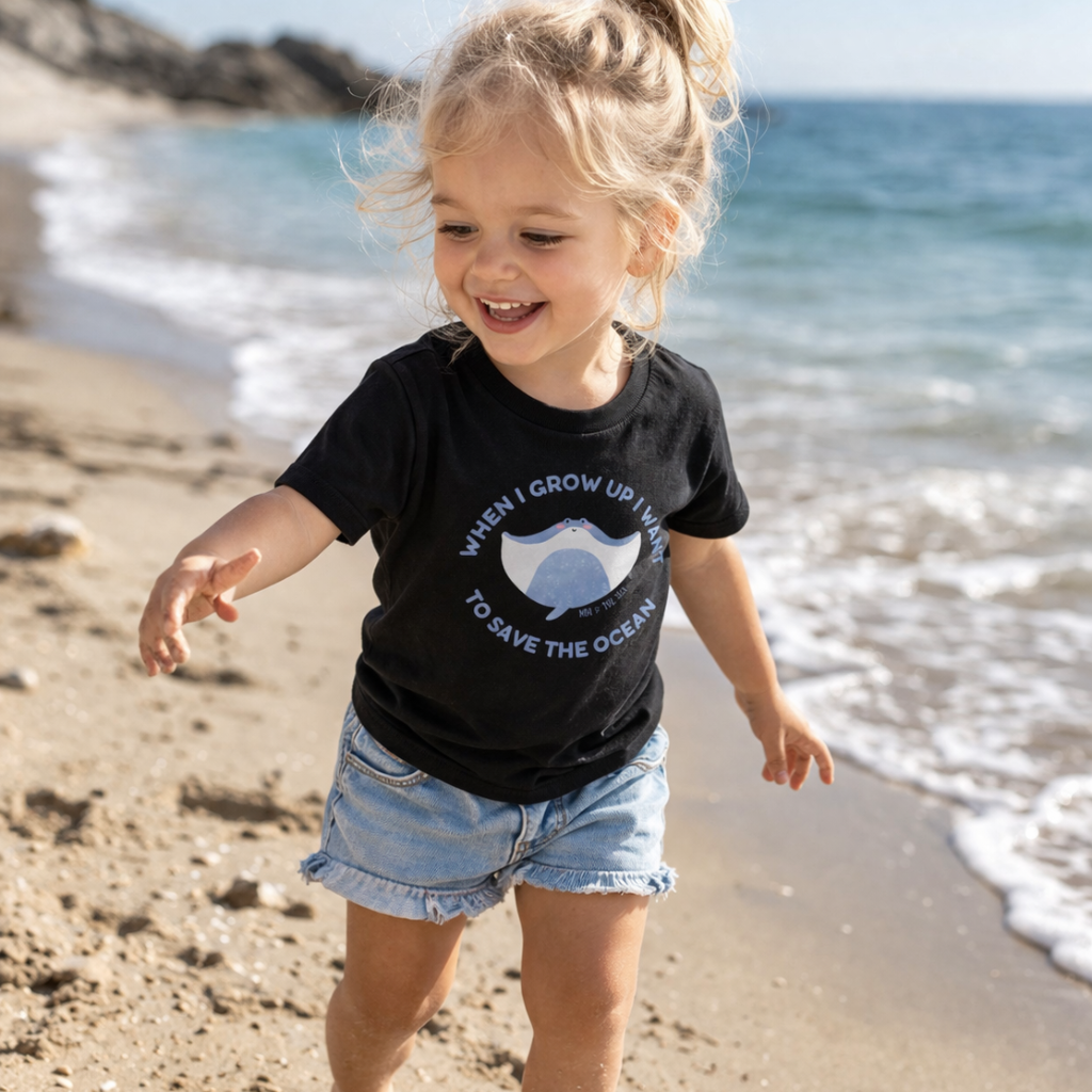 When I Grow Up I Want To Save The Ocean — Toddler Tee