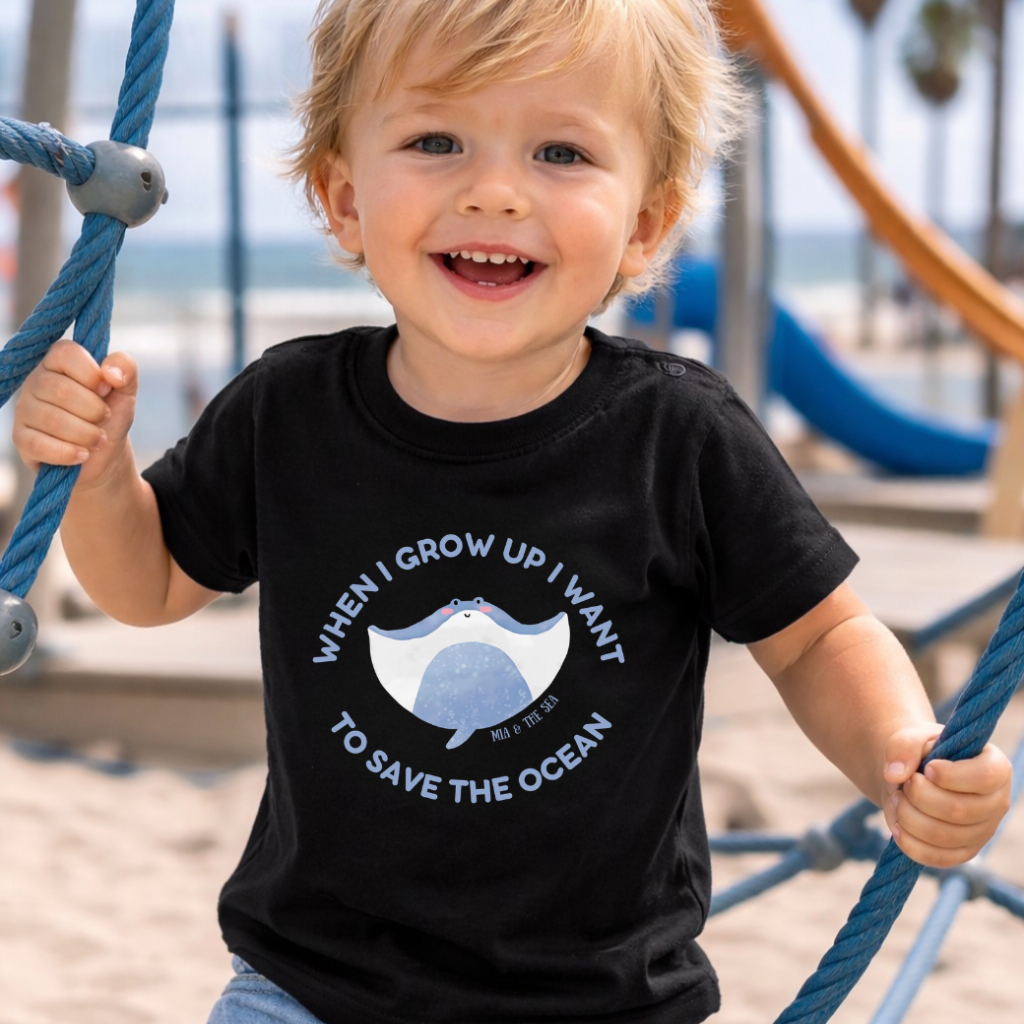 When I Grow Up I Want To Save The Ocean — Baby Tee