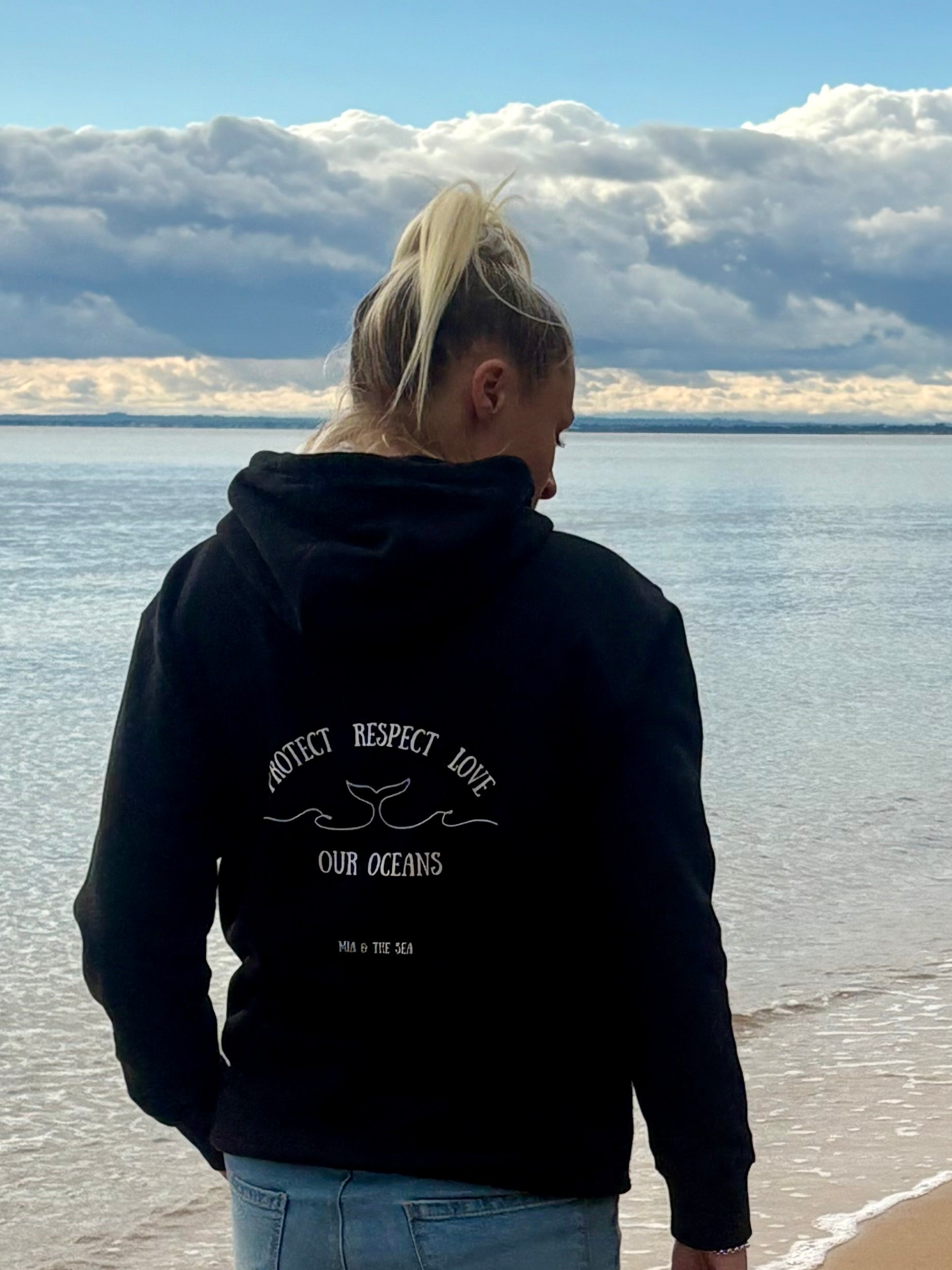 Protect. Respect. Love Hoodie - Dark