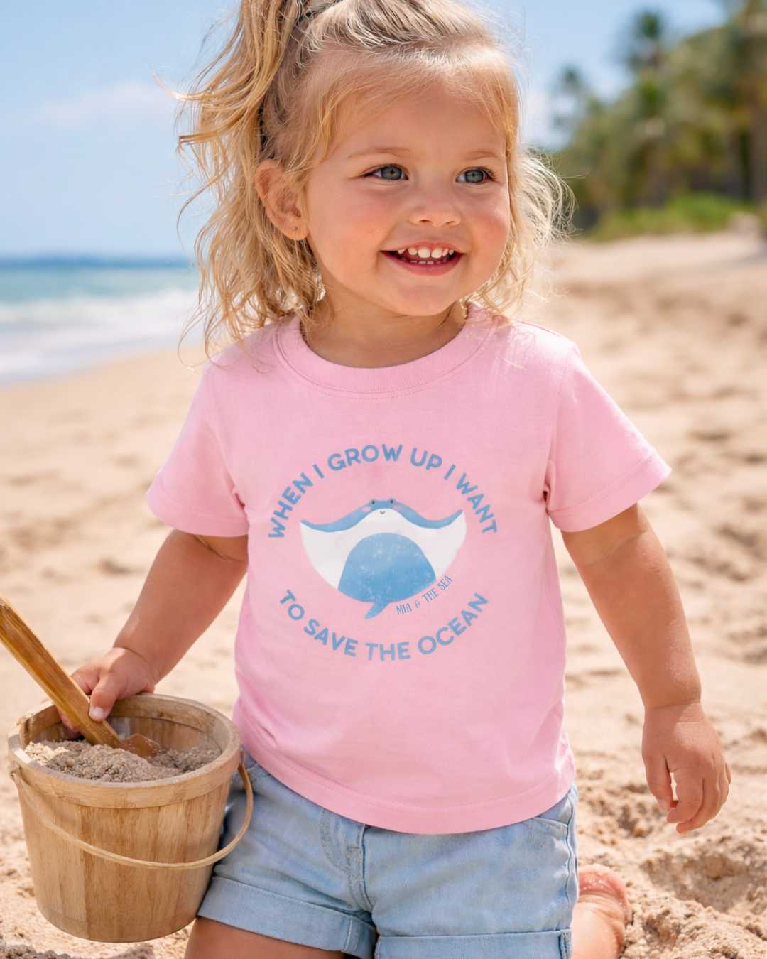 When I Grow Up I Want To Save The Ocean — Baby Tee