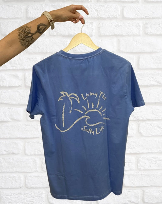 Unisex Living The Salty Life T-Shirt - Mia and The Sea