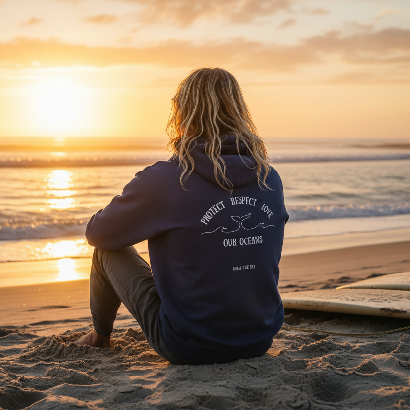 Protect. Respect. Love Hoodie — Dark Tides Collection