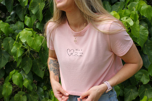 Women's Signature Cropped Tee - Mia and The Sea