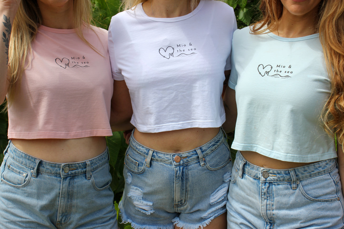 Women's Signature Cropped Tee - Mia and The Sea