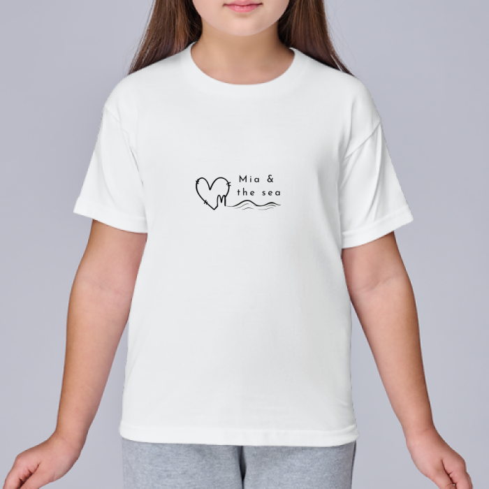 Girls Signature Tee - Mia and The Sea