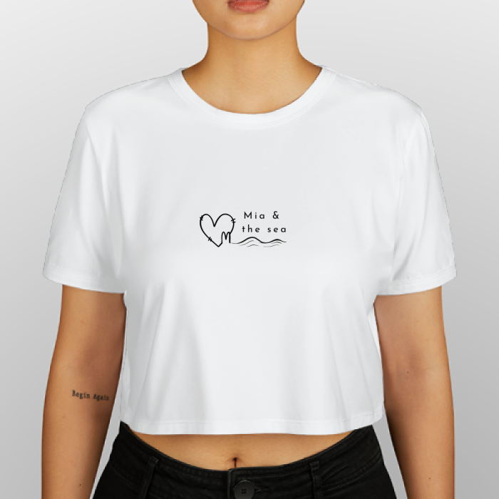Women's Signature Cropped Tee - Mia and The Sea