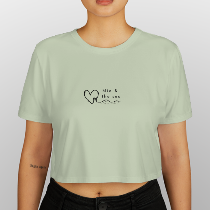 Women's Signature Cropped Tee - Mia and The Sea