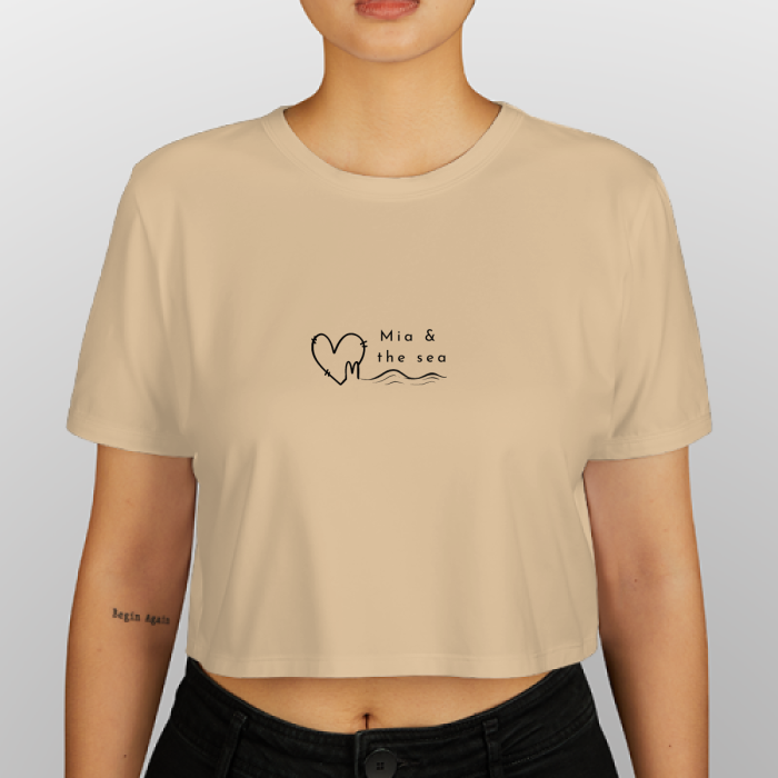 Women's Signature Cropped Tee - Mia and The Sea